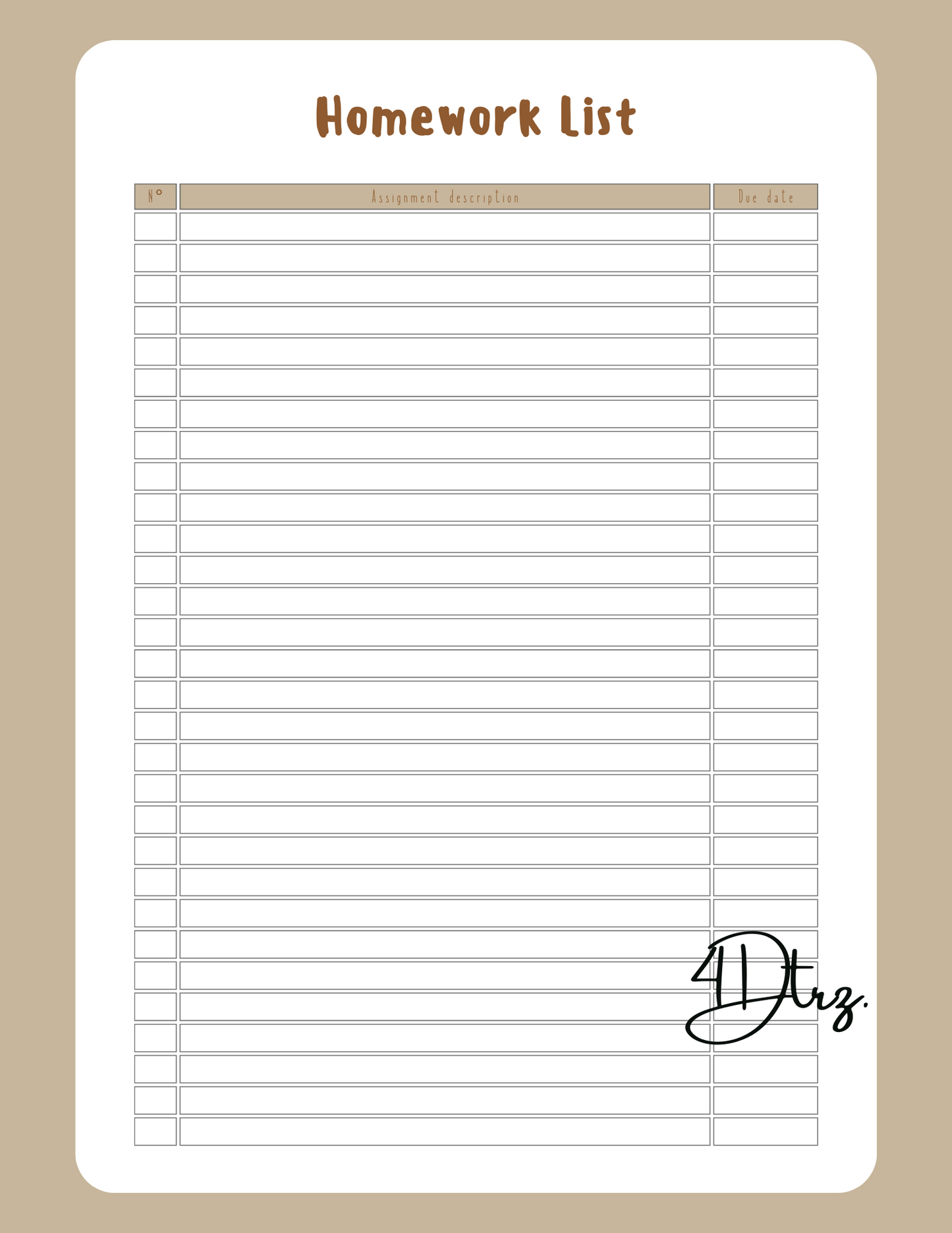 My Presence Matters Student Academic Planner (90+ pages)