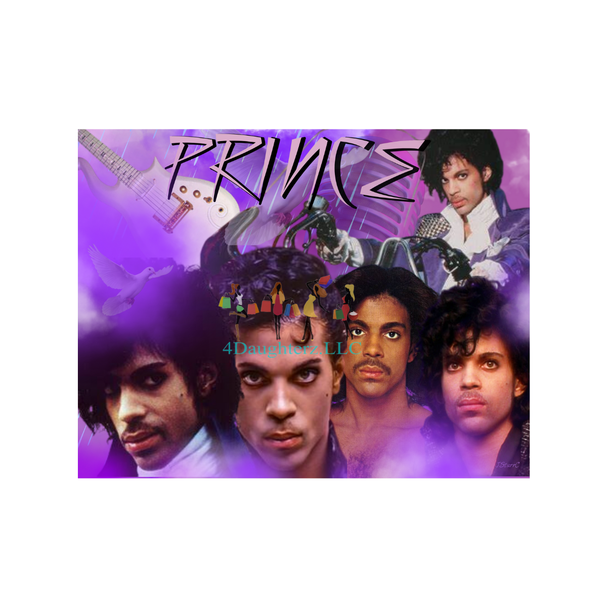 Tray Table Pre-designed downloadable prints PRINCE