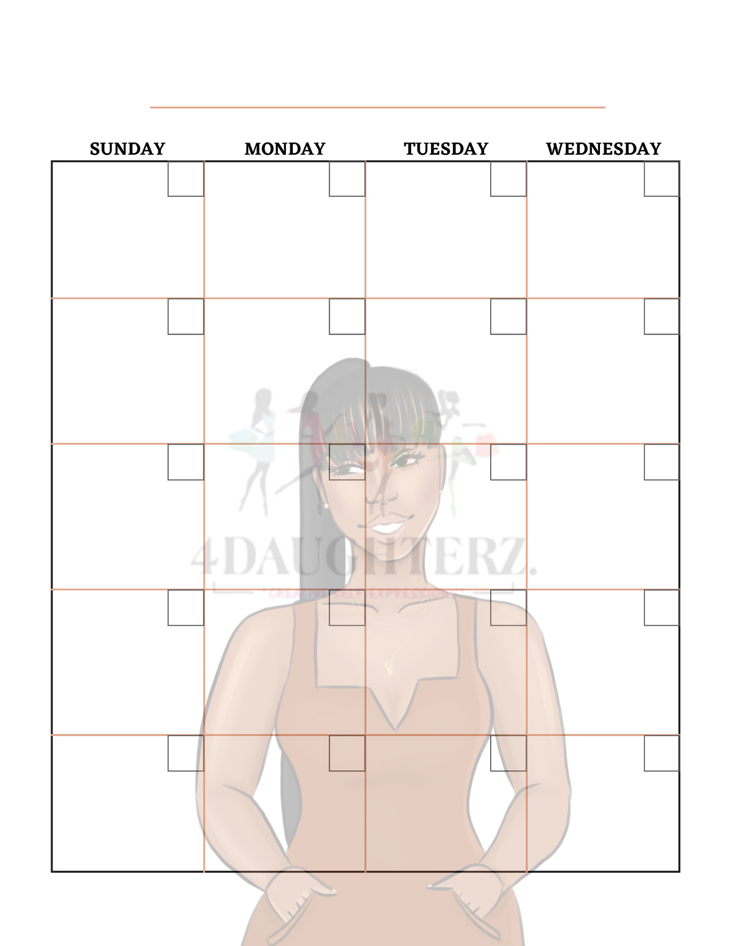 Undated Neutral/Natural Girl Planner *Made for You Printable Download*67 pages