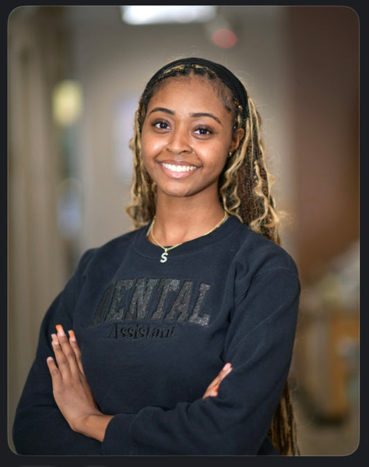 Embroidered Career Sweatshirt *Glitter Applique*