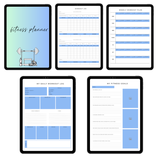 Fitness Planner Journal PLR