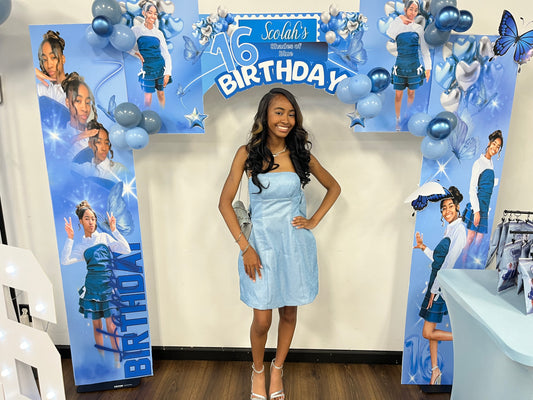 Arch Custom Backdrop SET-UP AND TAKE-DOWN FEE ONLY*Local Pick-up only*
