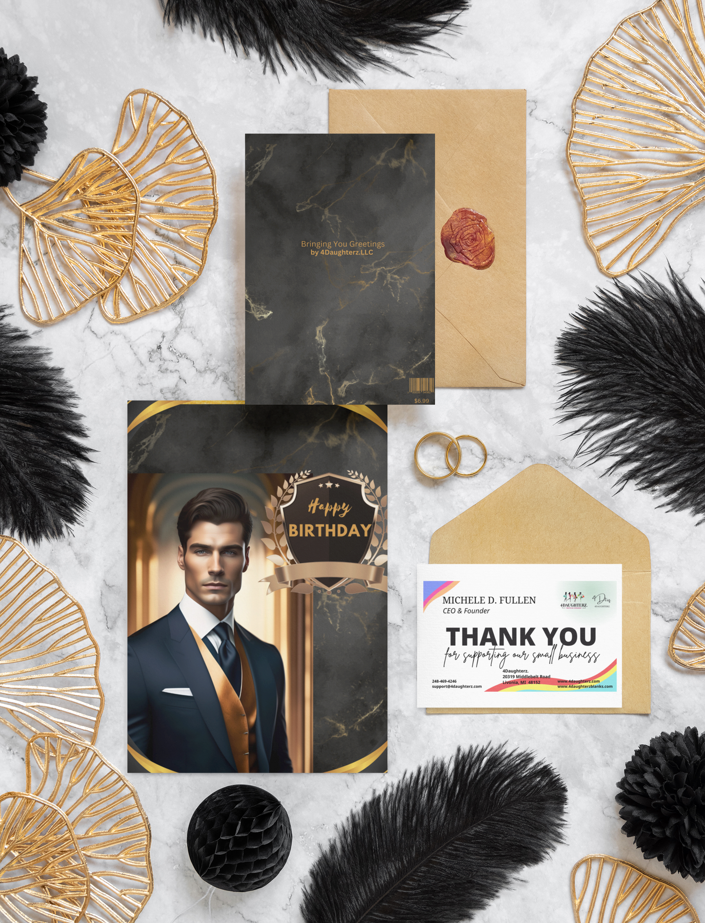Birthday Greeting Card-Male
