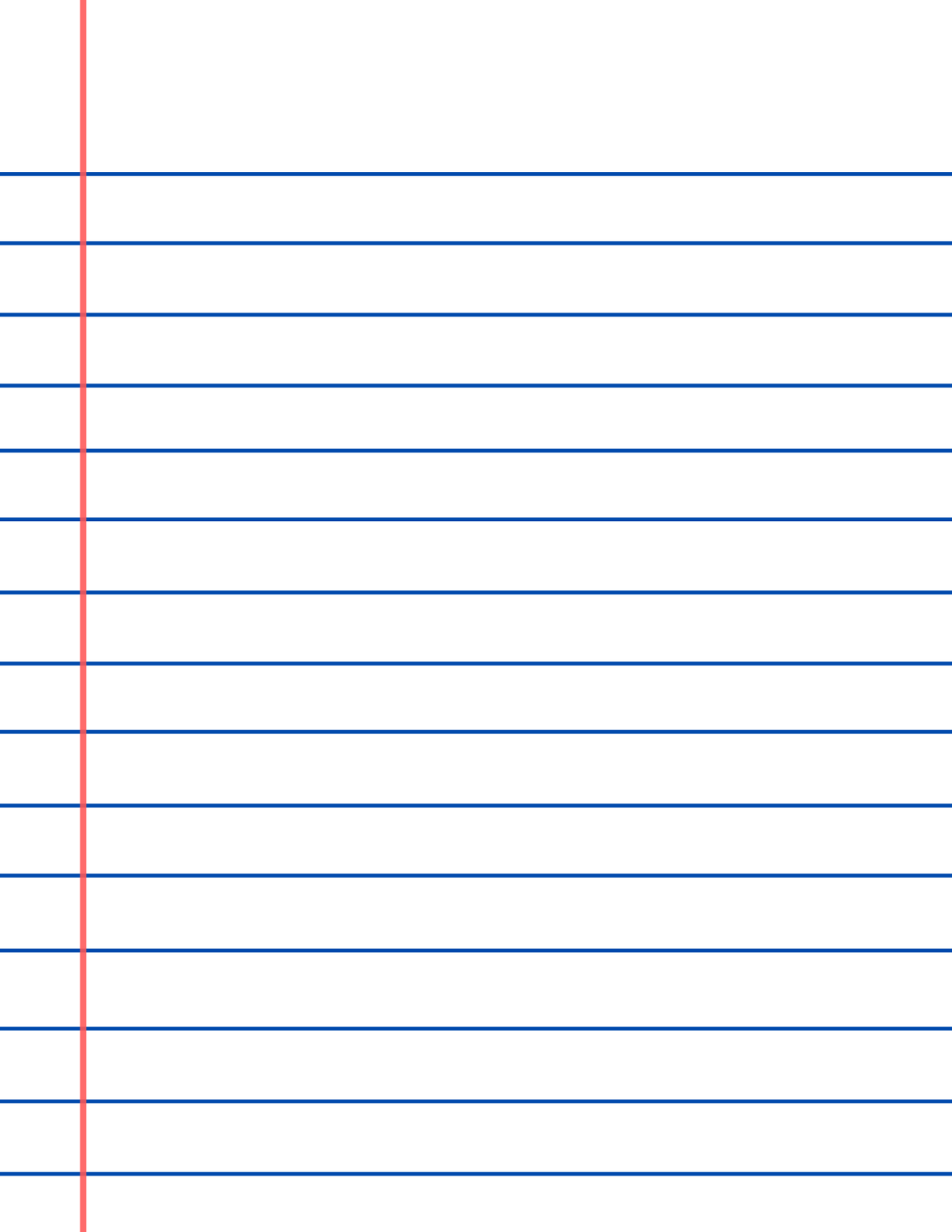 Notebook paper (Digital Download- Printable)