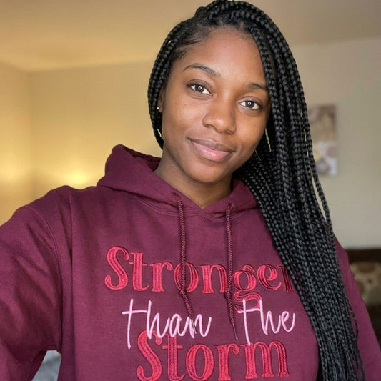 Stronger Than the Storm (Tone on Tone Stitching)