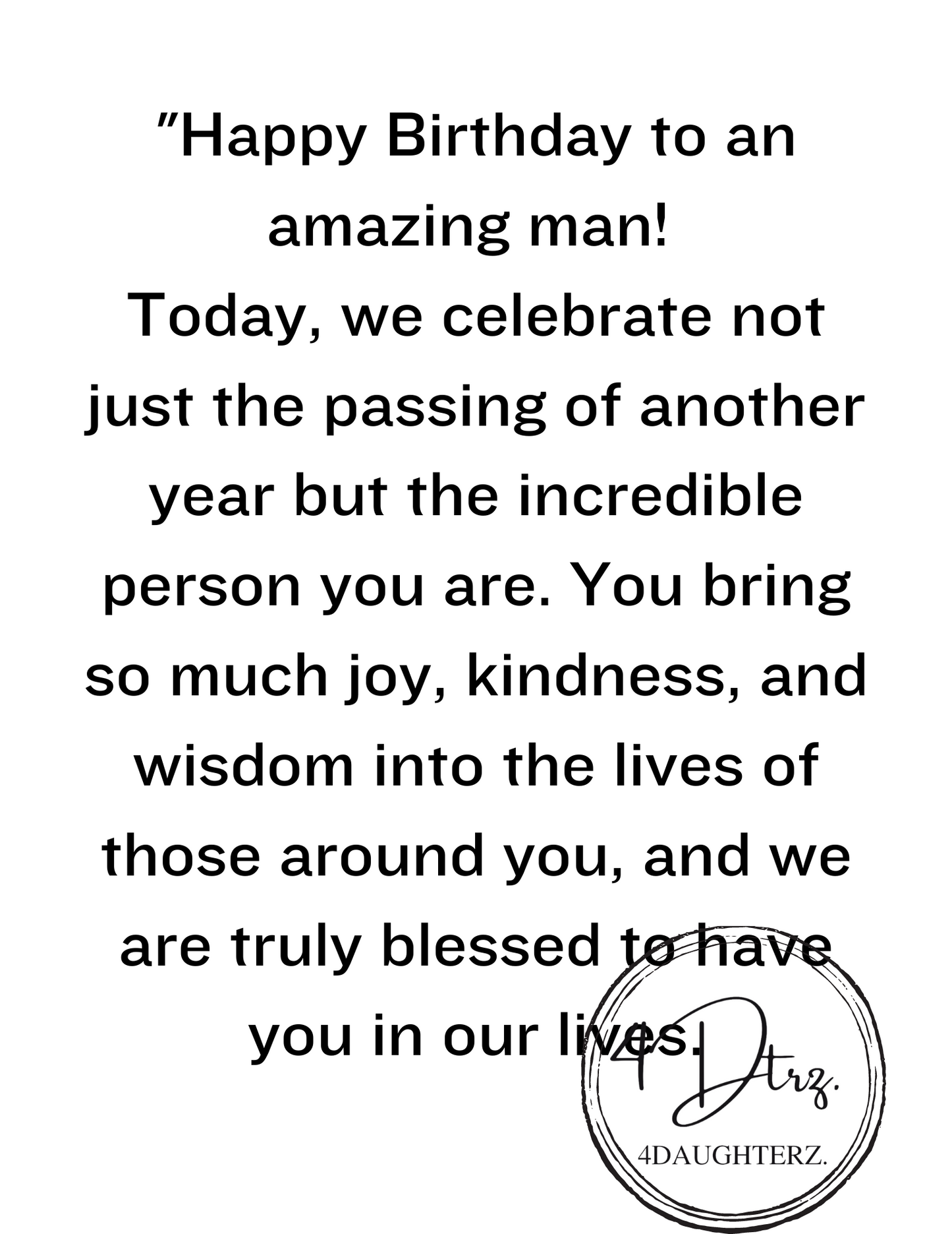 Birthday Greeting Card-Male
