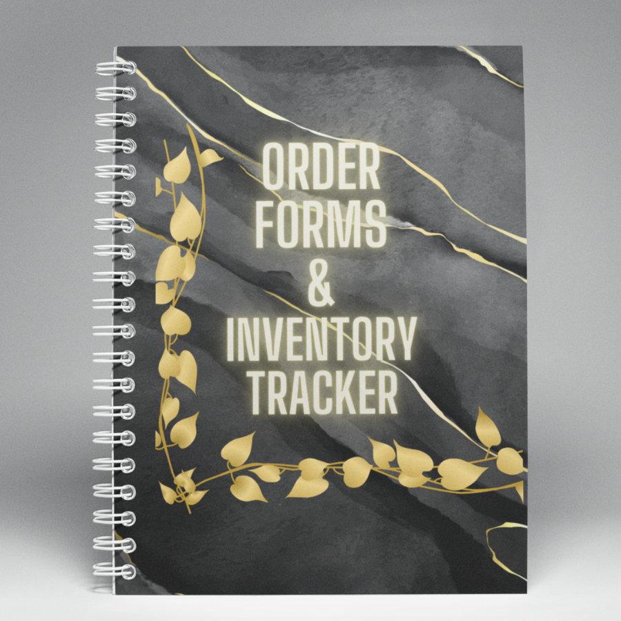 Order Forms & Inventory Tracker Book *Made for You-Printable Download*15 pages*