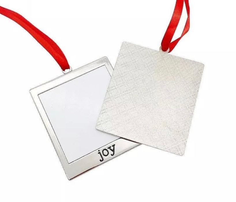 Metal Christmas Tree Ornaments (Photo Frame)