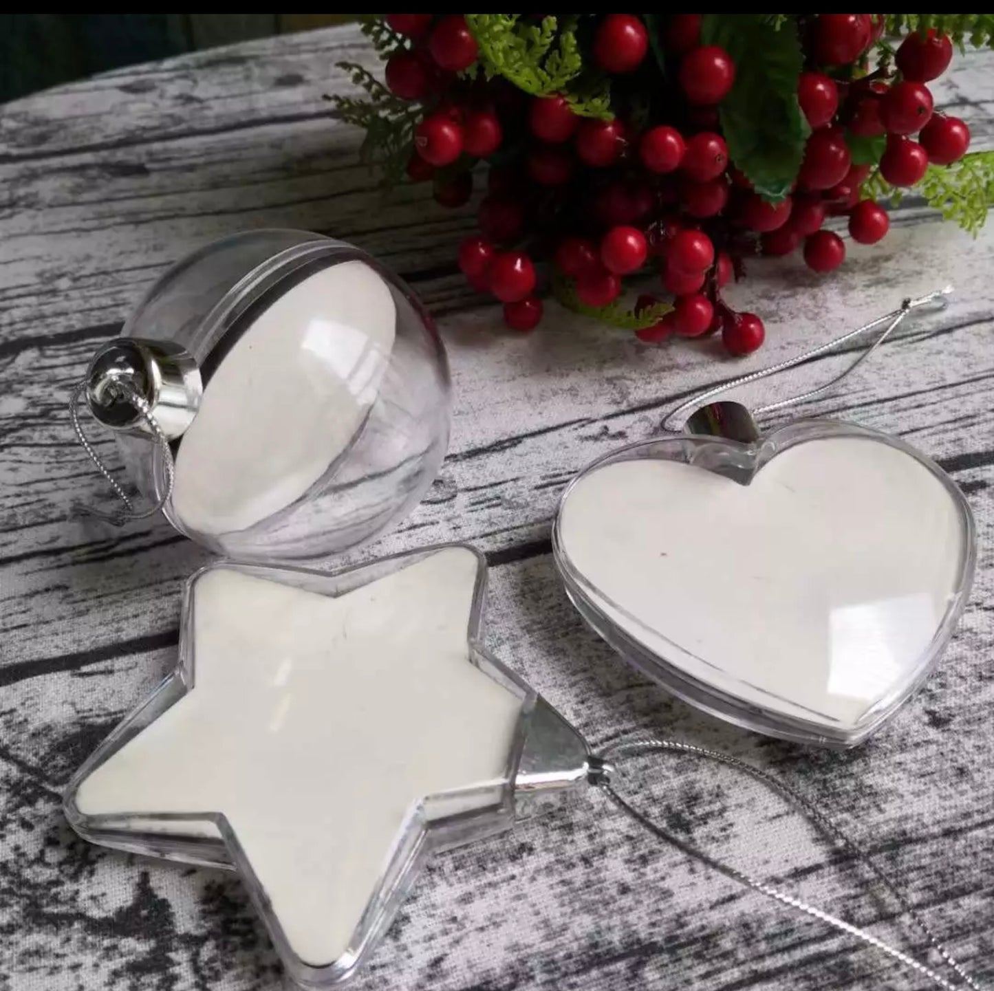Ornament (Hard Plastic/fragile) w/custom insert