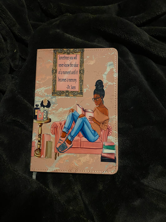 Faux leather journal 6x9 Custom Cover