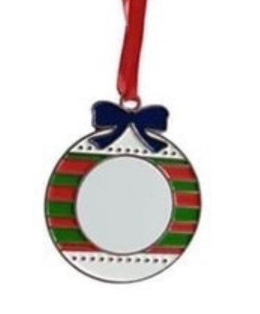 Metal Christmas Tree Ornament (Wreath)