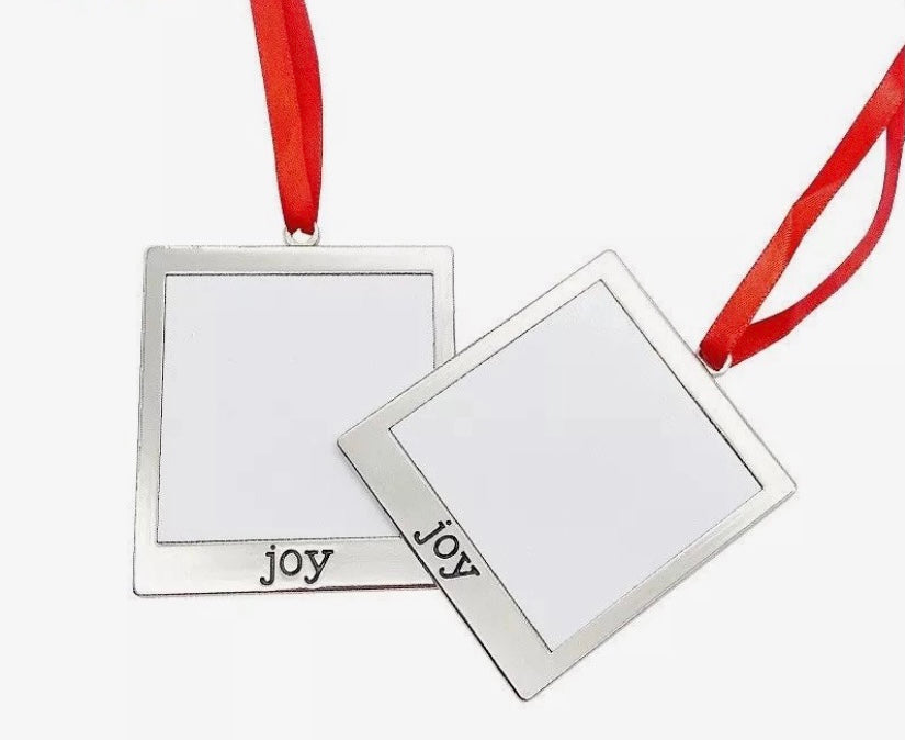 Metal Christmas Tree Ornaments (Photo Frame)