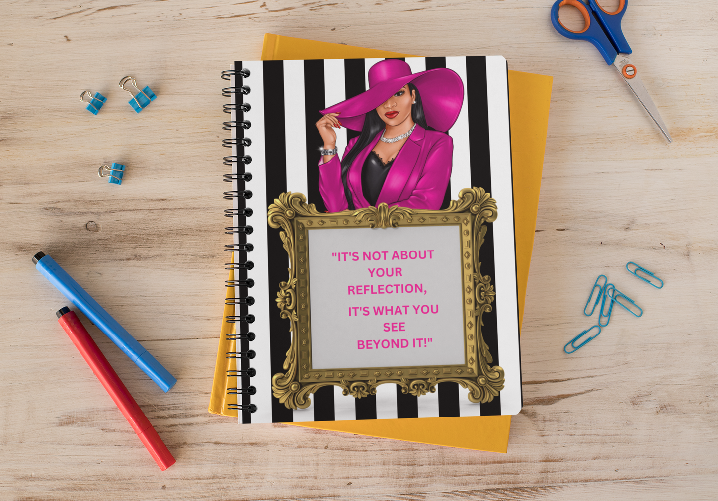 "Your Reflection* PNG Printable Download*Image may be used for journals, notebooks, tumblers, mugs (resizing will be required)