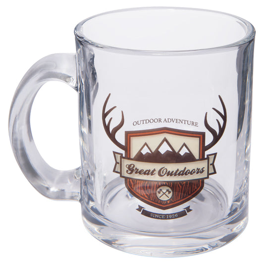 Sublimatable Clear Glass Mug with Handle