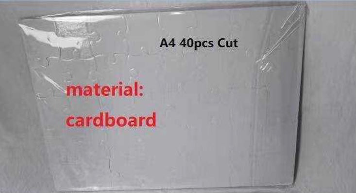 Puzzle (glossy)-sublimation cardboard