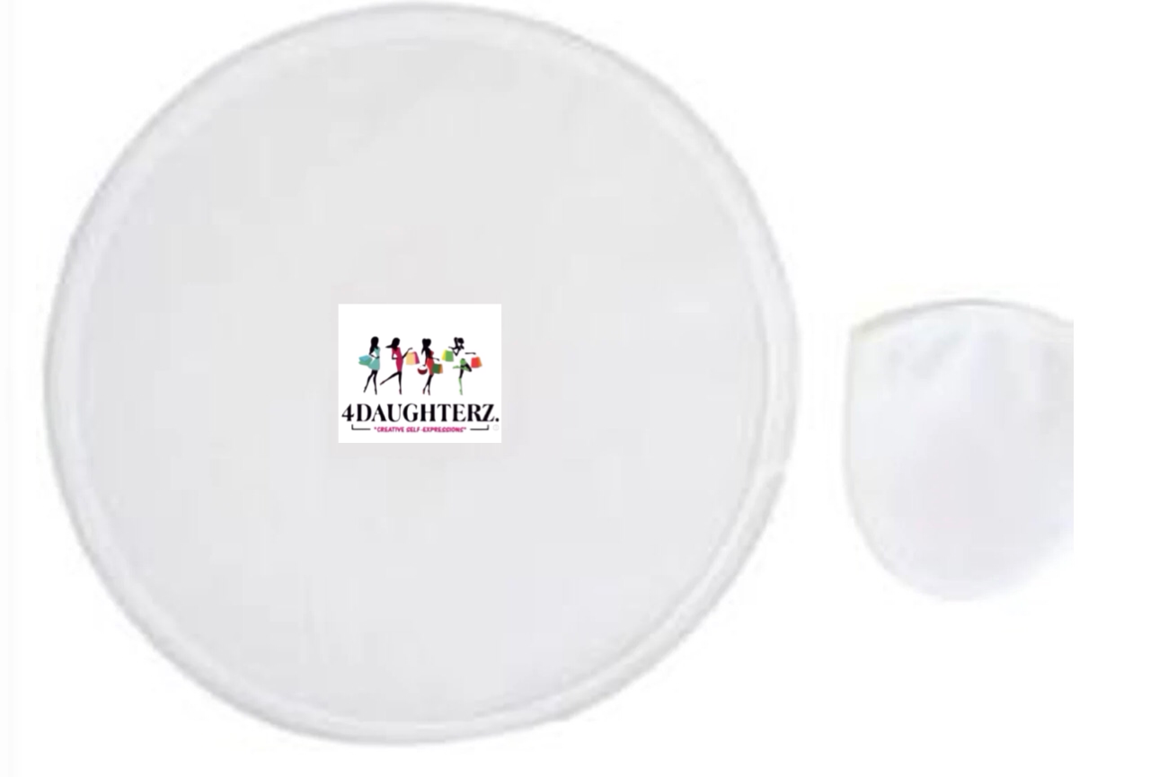 Foldable Sublimation Fan w/Pouch *Sublimation Blank*