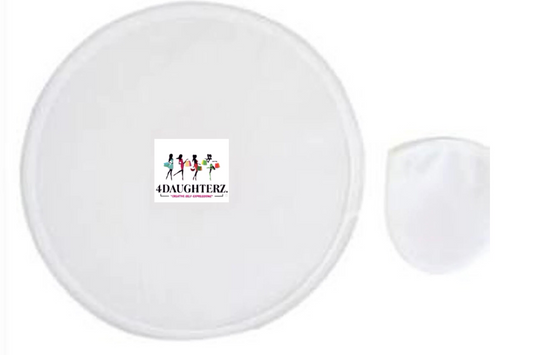 Foldable Sublimation Fan w/Pouch *Sublimation Blank*