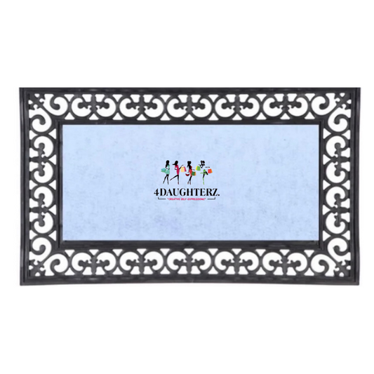 Doormat w/white sublimation insert (Rectangular) *Sublimation Blank*