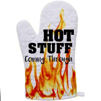 White Sublimatable Oven Mitt