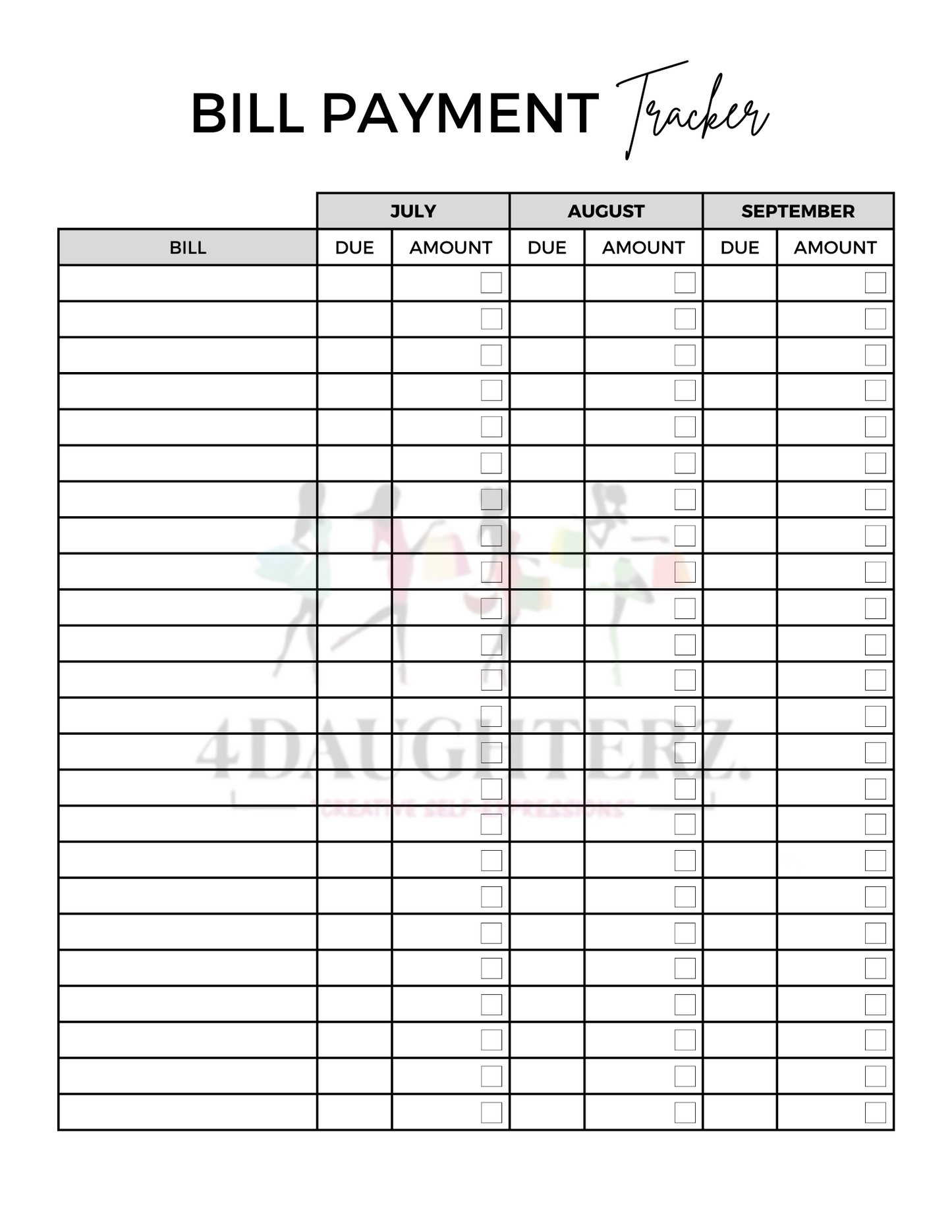 Financial Journal *Made for You-Printable Download *59 pages*