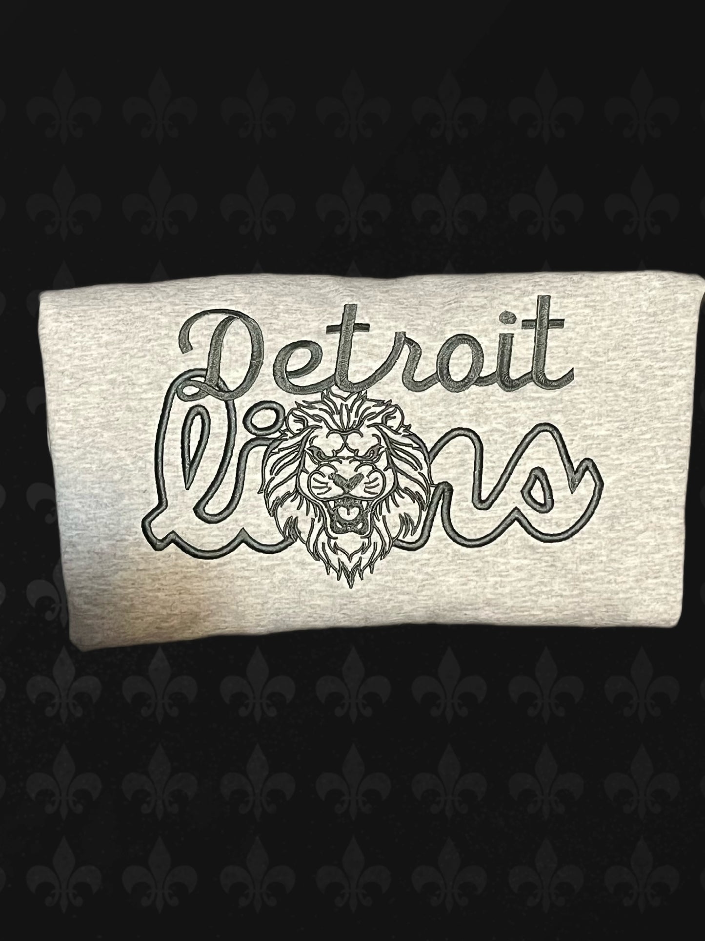 Stitched Detroit and Lion icon