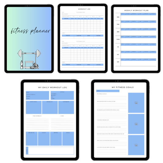 Fitness Planner Journal PLR