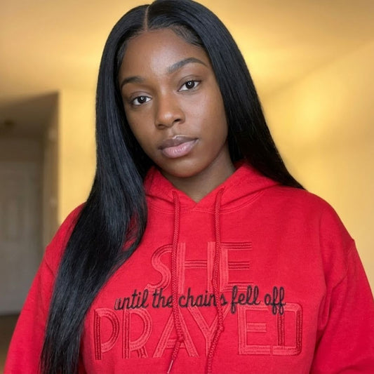 She Prayed Until the Chains Fell Off (Tone on Tone Stitching)