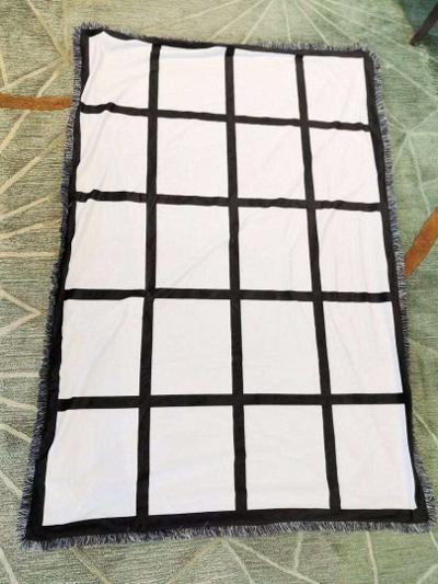 20 Panel Sublimation Throw Blanket approximately 60Lx40W