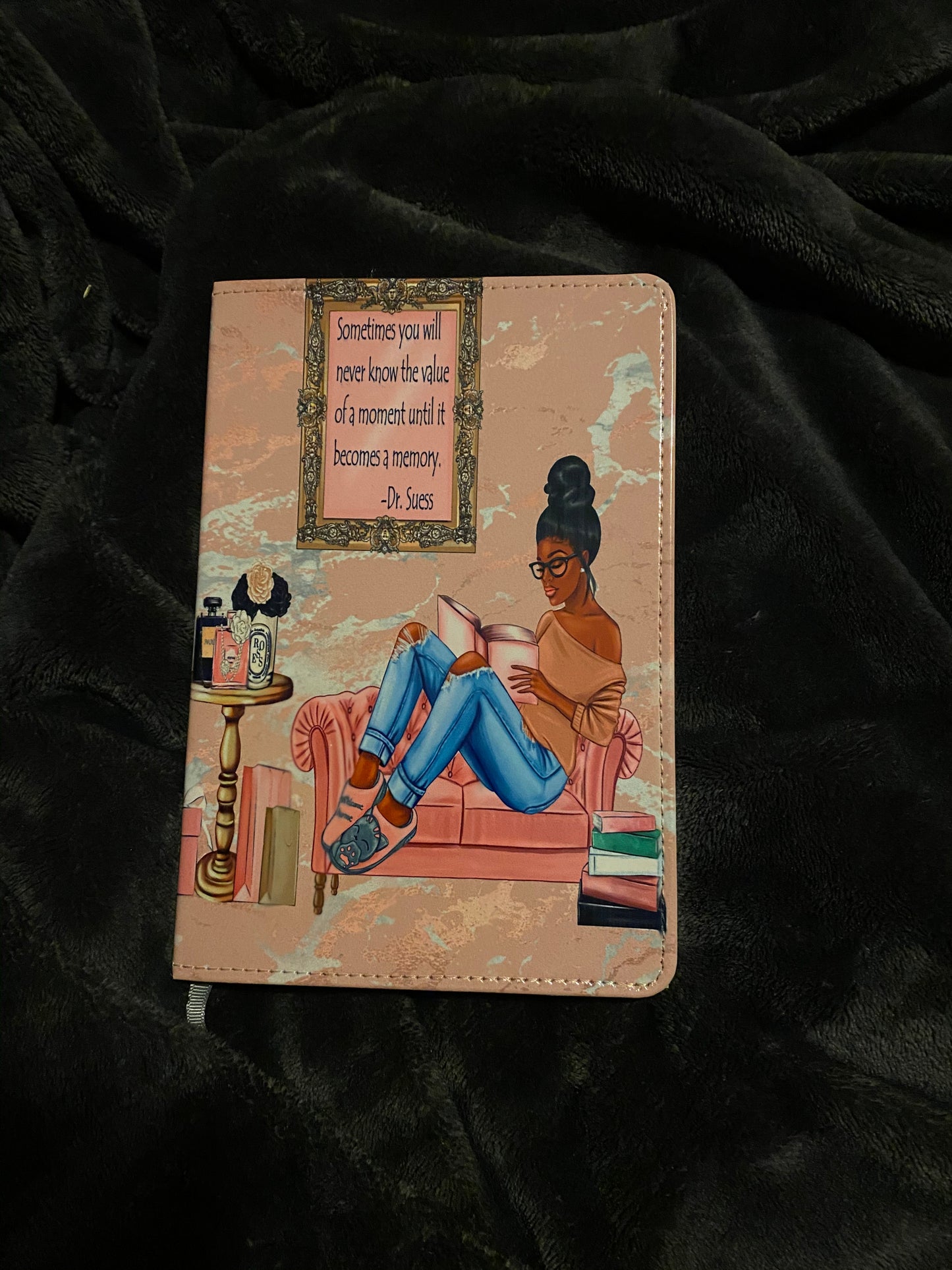Faux leather journal 6x9 Custom Cover