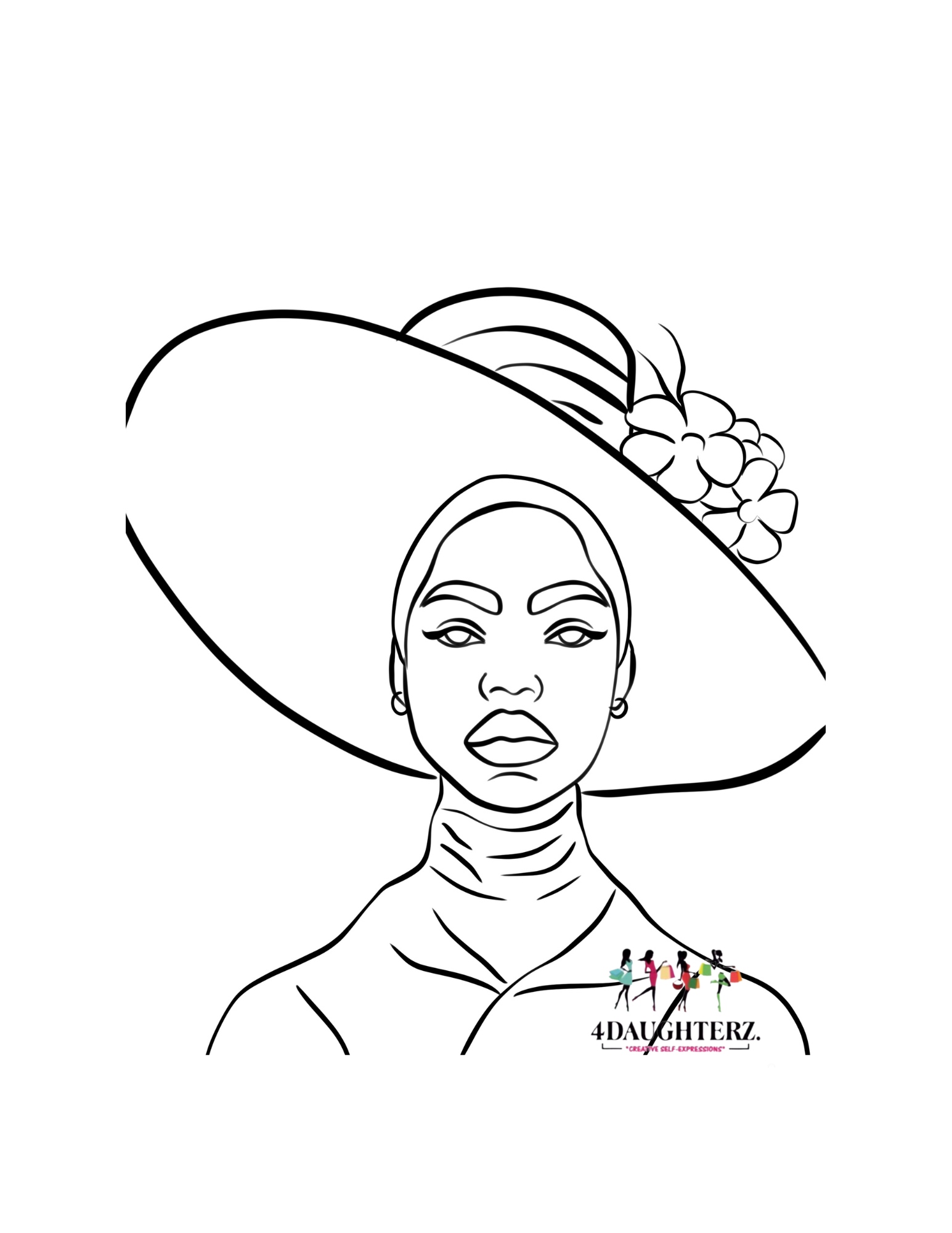 Paint Printables-Church Lady! *PNG DIGITAL DOWNLOAD ONLY* – 4daughterz.com