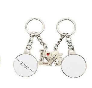 Keychain-Love you forever metal keychain
