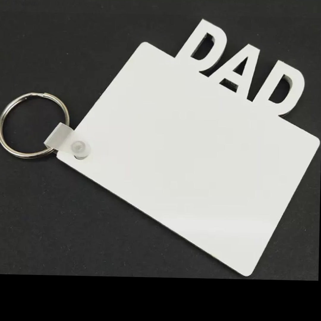 Keychains front & back coverage)-MOM, DAD, GRAD, FAM