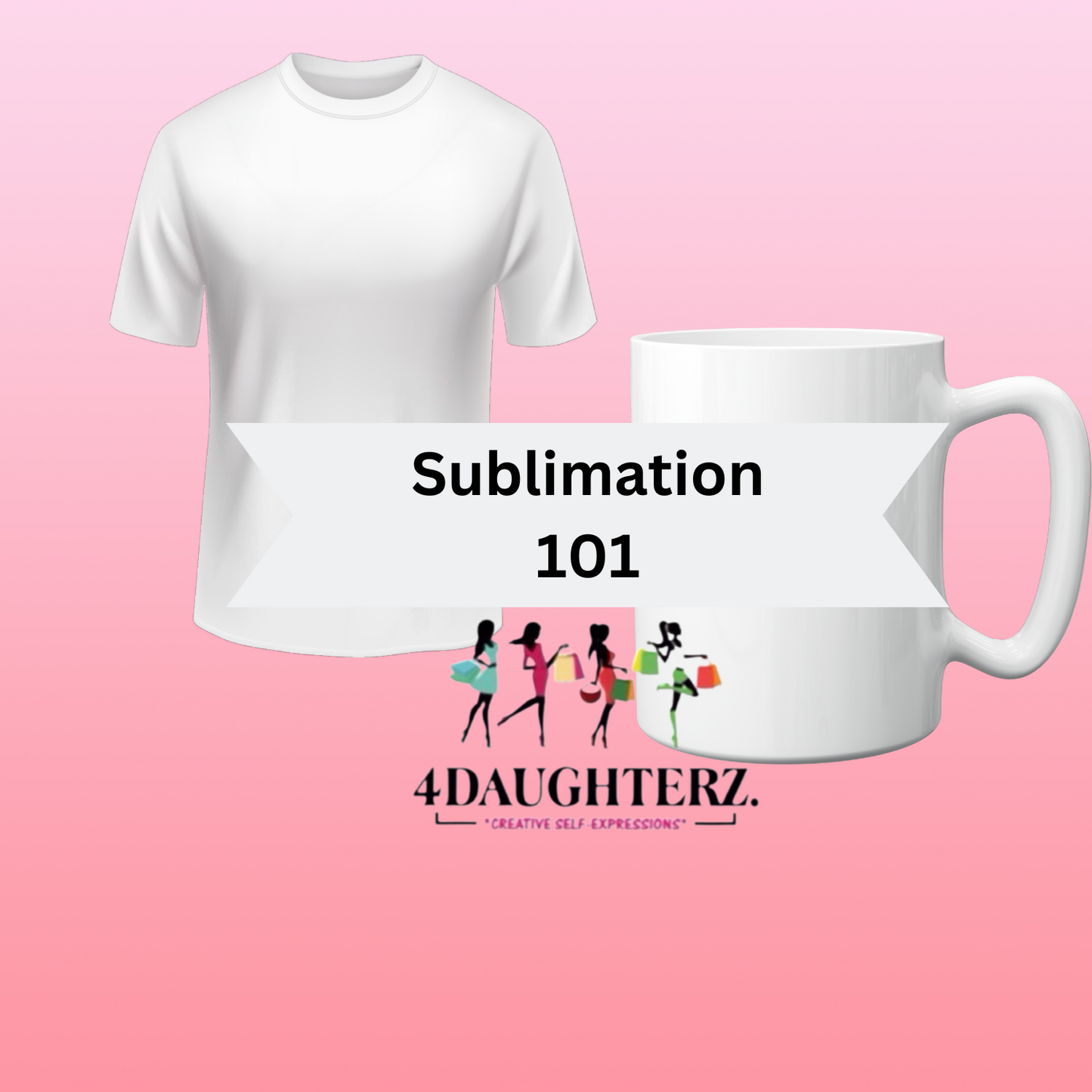 Sublimation t-shirt & Mug (in-person) class (2 hour Classes are held on Saturdays only)